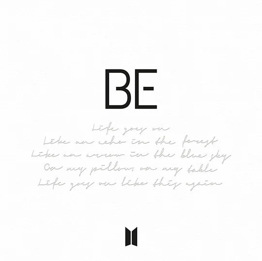 BTS BE Album Cover