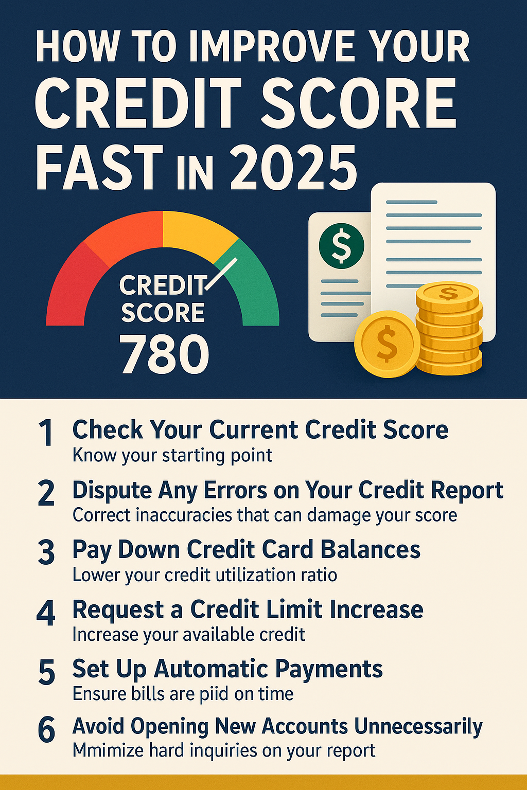 "How to improve your credit score fast in 2025 – smart steps to raise FICO score quickly and safely"