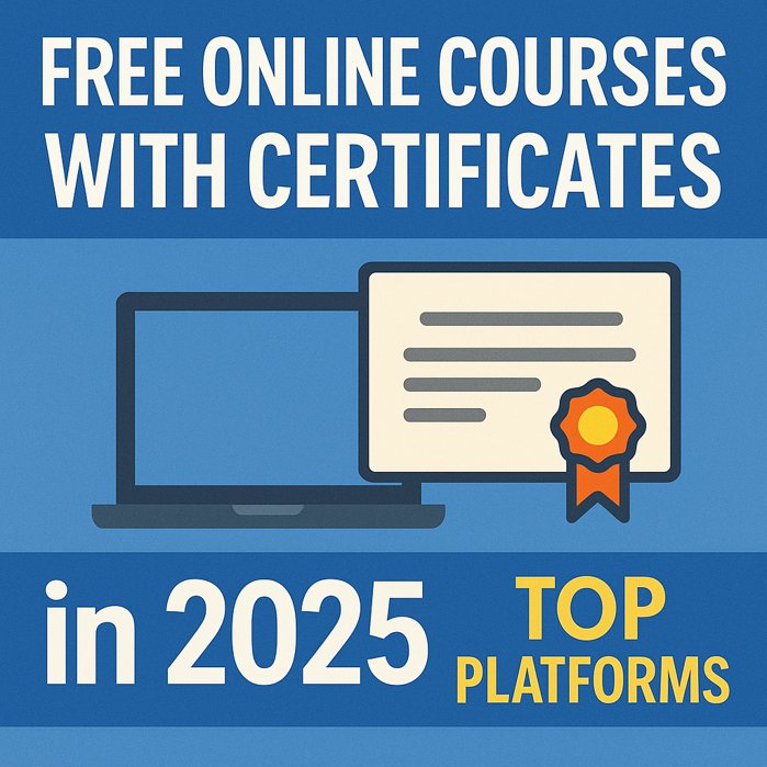 Free online courses with certificates - 2025 guide to the best platforms for learning new skills and earning free certifications from top universities