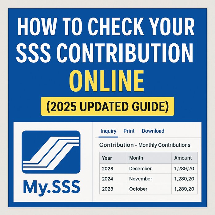 How to check SSS contribution online - 2025 step-by-step guide to verify your Philippine SSS payments through the My.SSS portal with tips and fixes