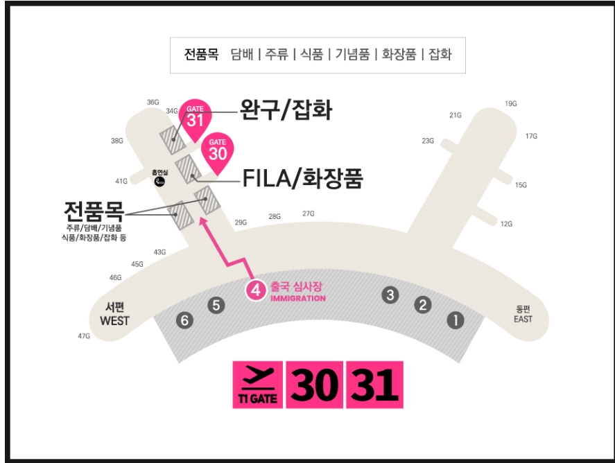 시티면세점 인천공항 1터미널